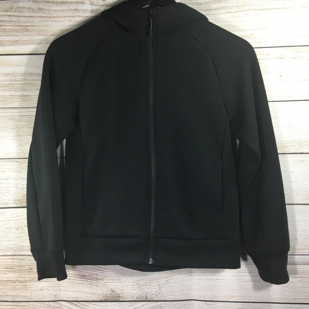 Uniqlo Kids Black Zipper Hoodie Sweater Size 11-12